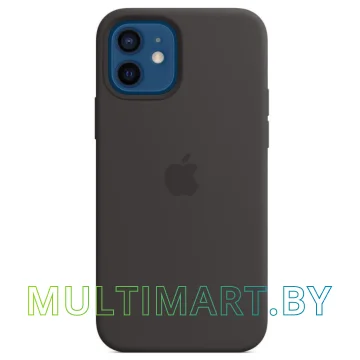 Чехол для телефона Apple MagSafe Silicone Case для iPhone 12/12 Pro (черный)